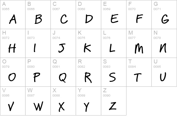 PFReminderPro-Medium uppercase A-Z preview
