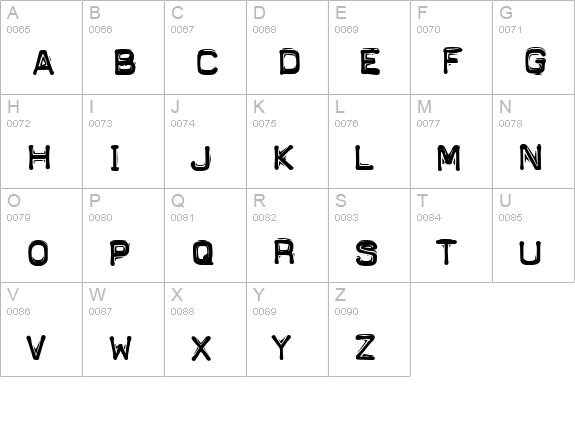 PFTapeomatic High Pressure uppercase A-Z preview