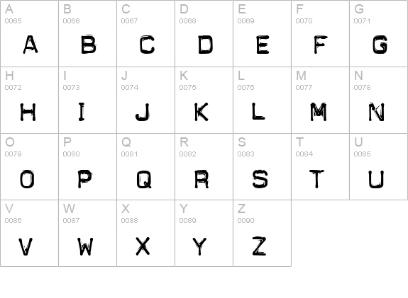 PFTapeomatic Low Pressure uppercase A-Z preview