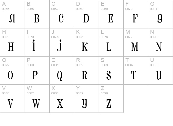 Pharmacy uppercase A-Z preview