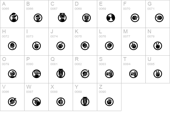 PicFormat uppercase A-Z preview
