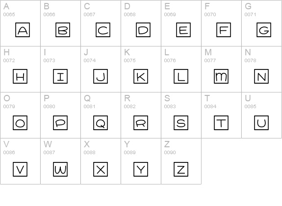 Pie Contest BTN Cameo uppercase A-Z preview