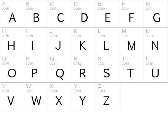 Pigiarniq uppercase A-Z preview
