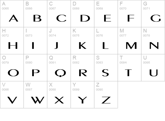 PigNoseTyp Bold uppercase A-Z preview