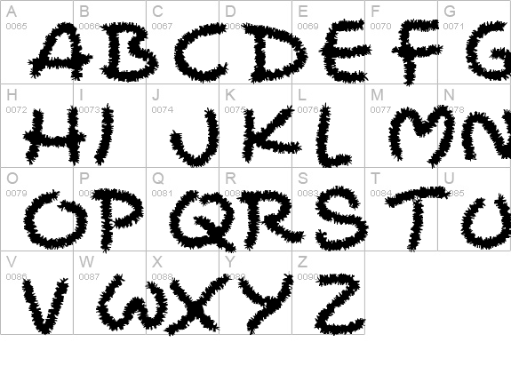 Pipe Cleaners
 uppercase A-Z preview