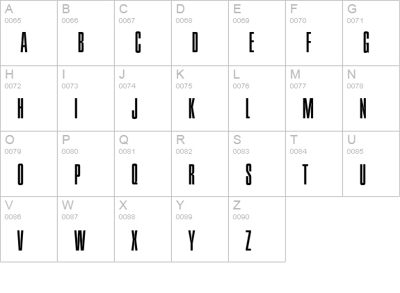 Plakette-Light uppercase A-Z preview