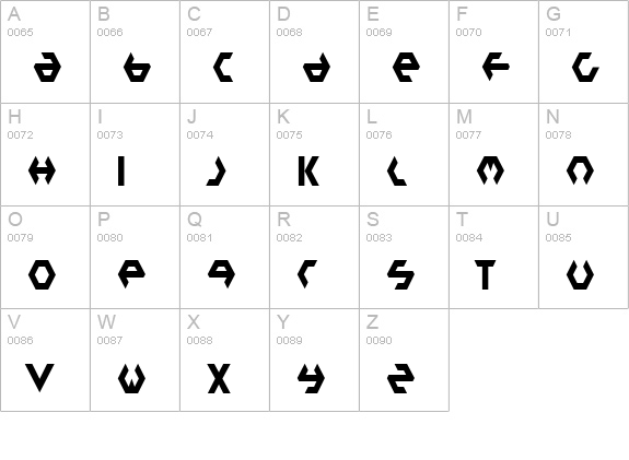 Plastic Bag uppercase A-Z preview