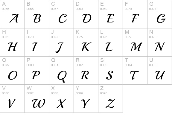 Playball uppercase A-Z preview