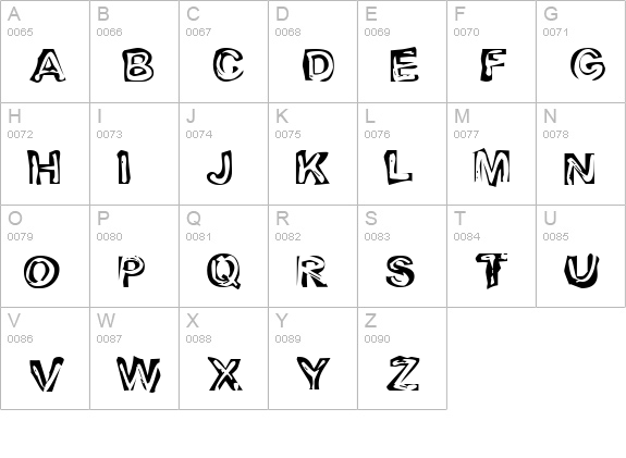 Playdough uppercase A-Z preview