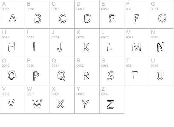 PlaytimeWithHotToddies3D uppercase A-Z preview