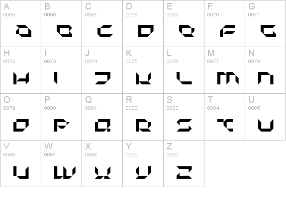 Pluranon Normal uppercase A-Z preview