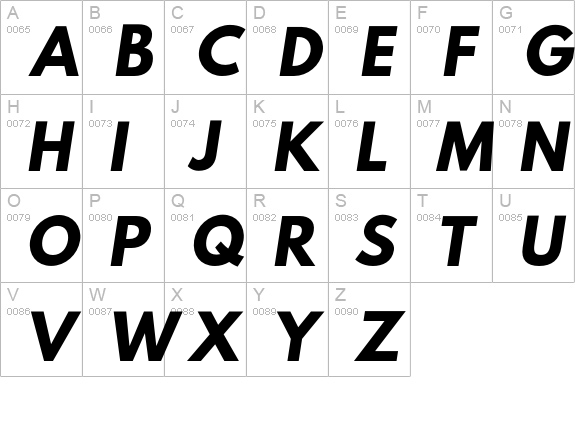 Poland Can Into Big Writings Italic uppercase A-Z preview