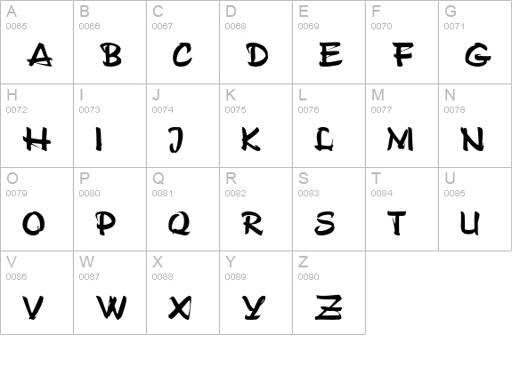 PoloSemi Normal uppercase A-Z preview