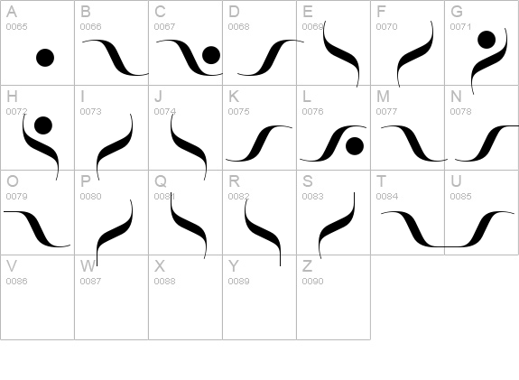 Pompeijana Borders uppercase A-Z preview