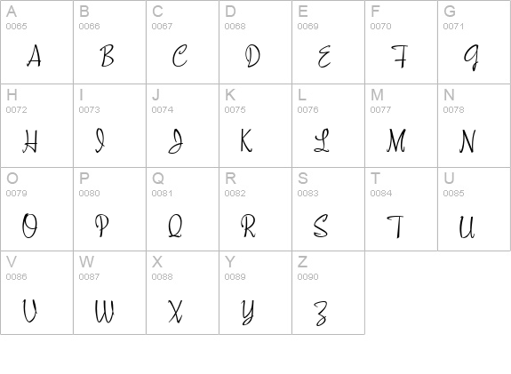 PoodlePusherNF Medium uppercase A-Z preview