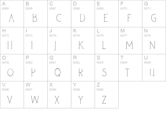 poor weekdays serif uppercase A-Z preview