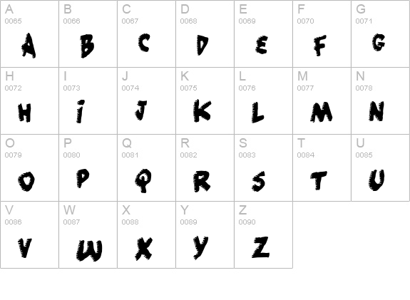 Popcorn NOT included uppercase A-Z preview