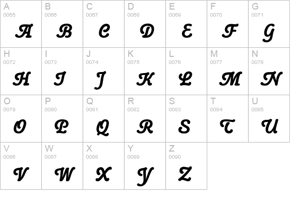Poppl College (R) 2 Bold uppercase A-Z preview