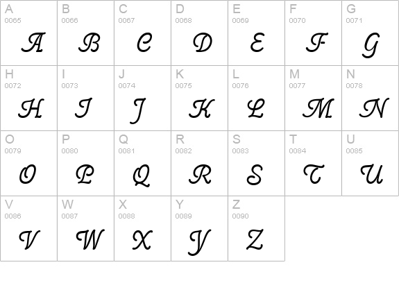 Poppl College (R) 2 Regular uppercase A-Z preview