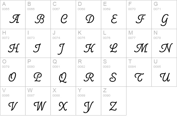 Poppl College Two BQ Regular uppercase A-Z preview