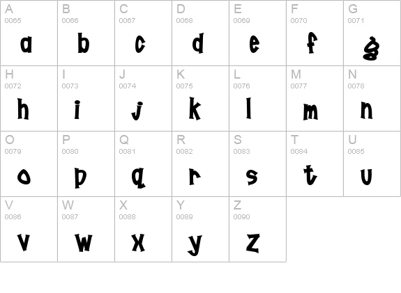 Pornhut uppercase A-Z preview