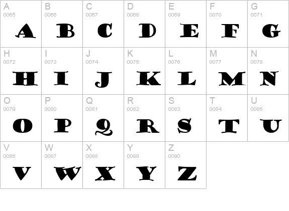 Porter Lil' Kaps uppercase A-Z preview