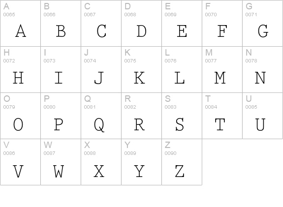 Prestige Elite Std uppercase A-Z preview