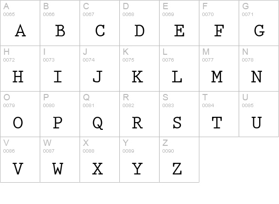 Prestige Elite Std Bold uppercase A-Z preview