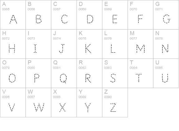 Primer Apples uppercase A-Z preview