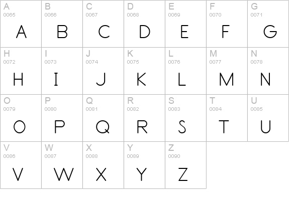 Primer Print Medium uppercase A-Z preview