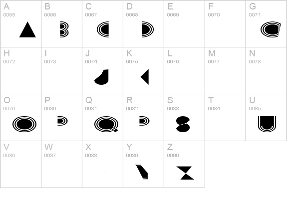 Prisma Ex uppercase A-Z preview