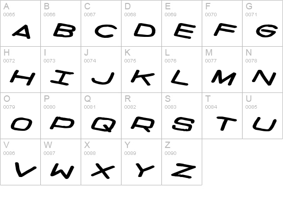 PrivateInvestigations uppercase A-Z preview
