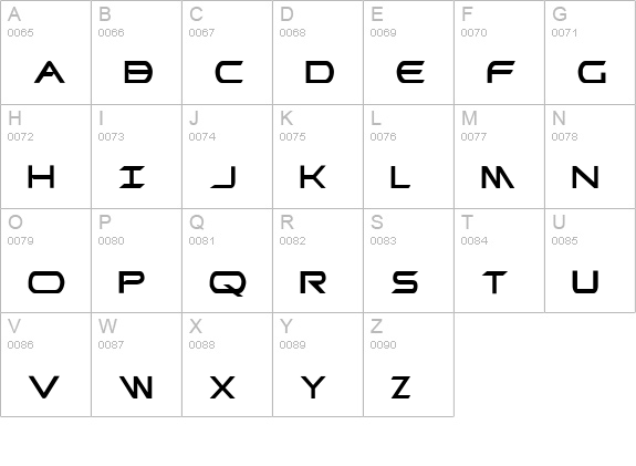 Promethean uppercase A-Z preview