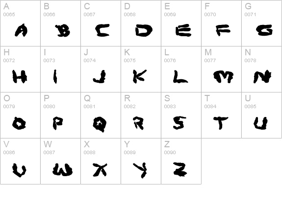 Protoplasm Bold uppercase A-Z preview