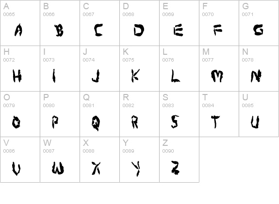 Protoplasm Condensed uppercase A-Z preview