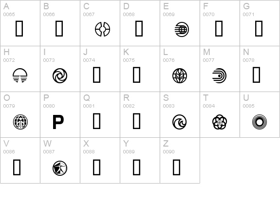 Prototype Pavilion uppercase A-Z preview
