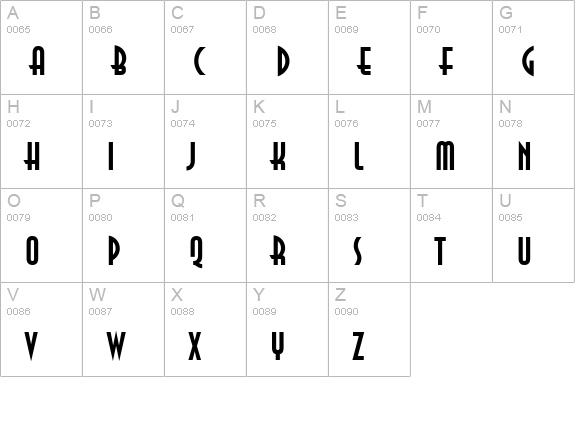 PT Anna Bold Cyrillic uppercase A-Z preview