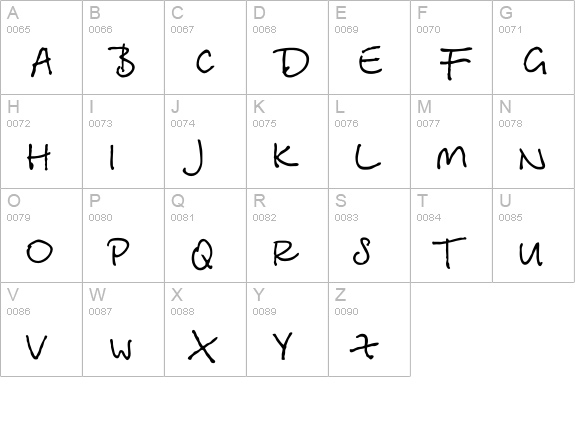 PT BetinaScript Cyrillic uppercase A-Z preview