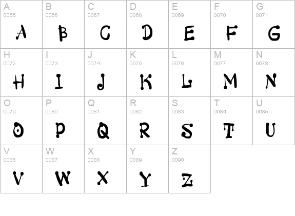 PT Bistro Cyrillic uppercase A-Z preview