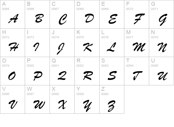 PT Parsek Cyrillic uppercase A-Z preview