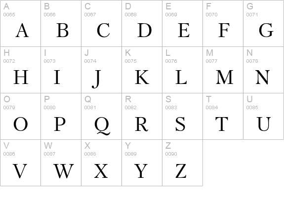 PT Petersburg Cyrillic uppercase A-Z preview