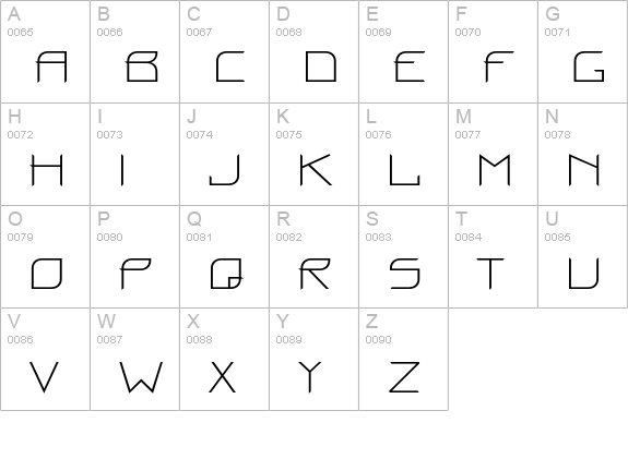 PT Proun Cyrillic uppercase A-Z preview