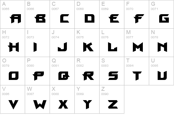 PT ProunB Bold Cyrillic uppercase A-Z preview