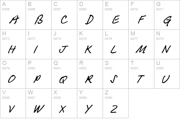 PT Script Barguzin uppercase A-Z preview