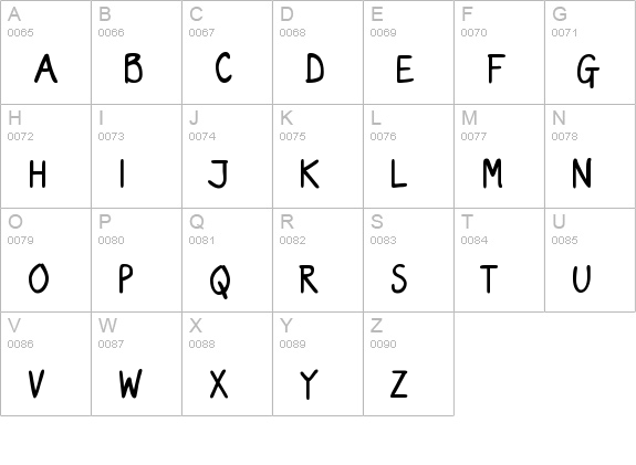 PT Script Eclipse uppercase A-Z preview