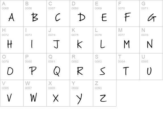 PT Script Lightning uppercase A-Z preview