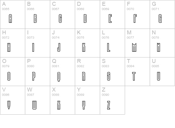 PT Tauern Cyrillic uppercase A-Z preview