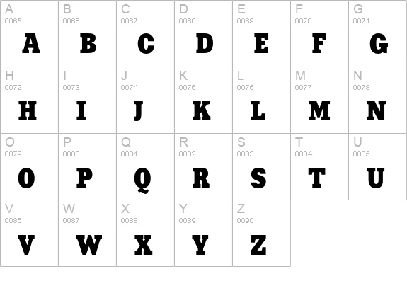 PT XeniaCondensed Cyrillic uppercase A-Z preview