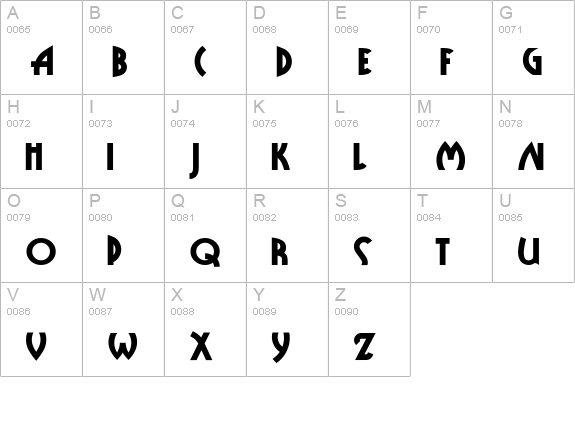 Public-Enemy uppercase A-Z preview