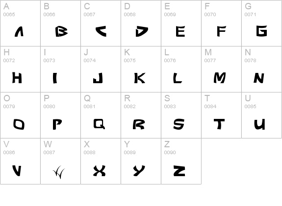 Pundit uppercase A-Z preview